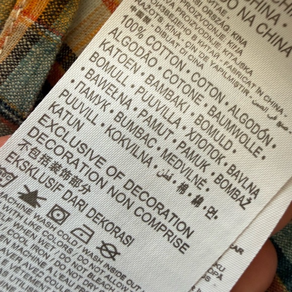 Levi’s Plaid Kids Shirt - Multicolor size 4-5yrs - Picture 6 of 6